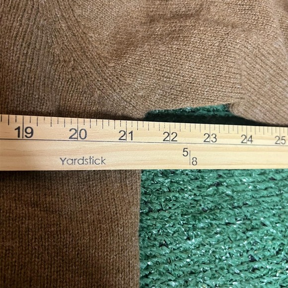 Musto Sweater Mens Large Brown Half Zip Mock Neck Pullover Knit Casual Outdoor - Picture 4 of 6